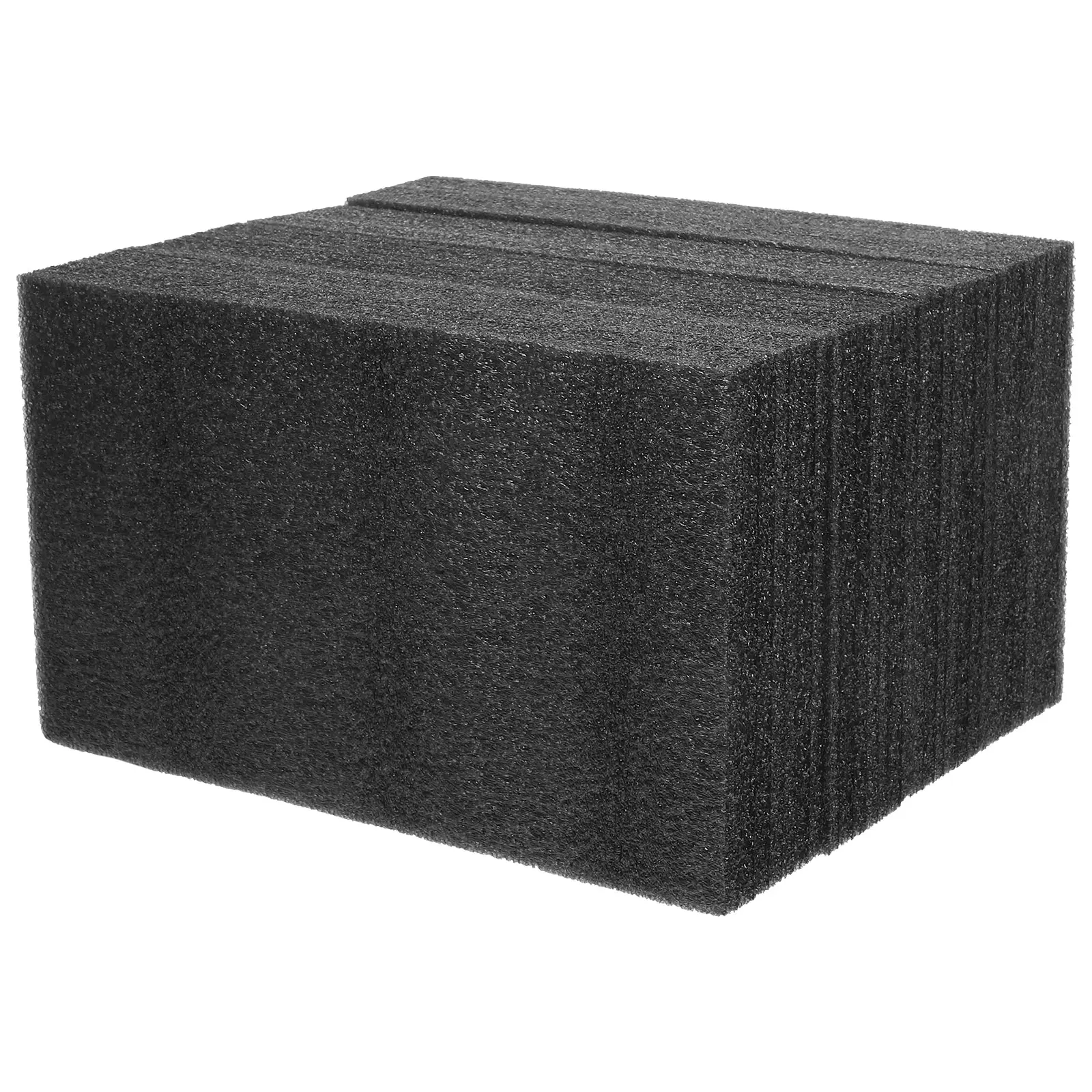 

4 Pcs Black Pearl Cotton Foam Pad 25x15x5cm DIY Packing Liner Multi Use Foam Board Express Inserts Safe Wear Resistant Elastic