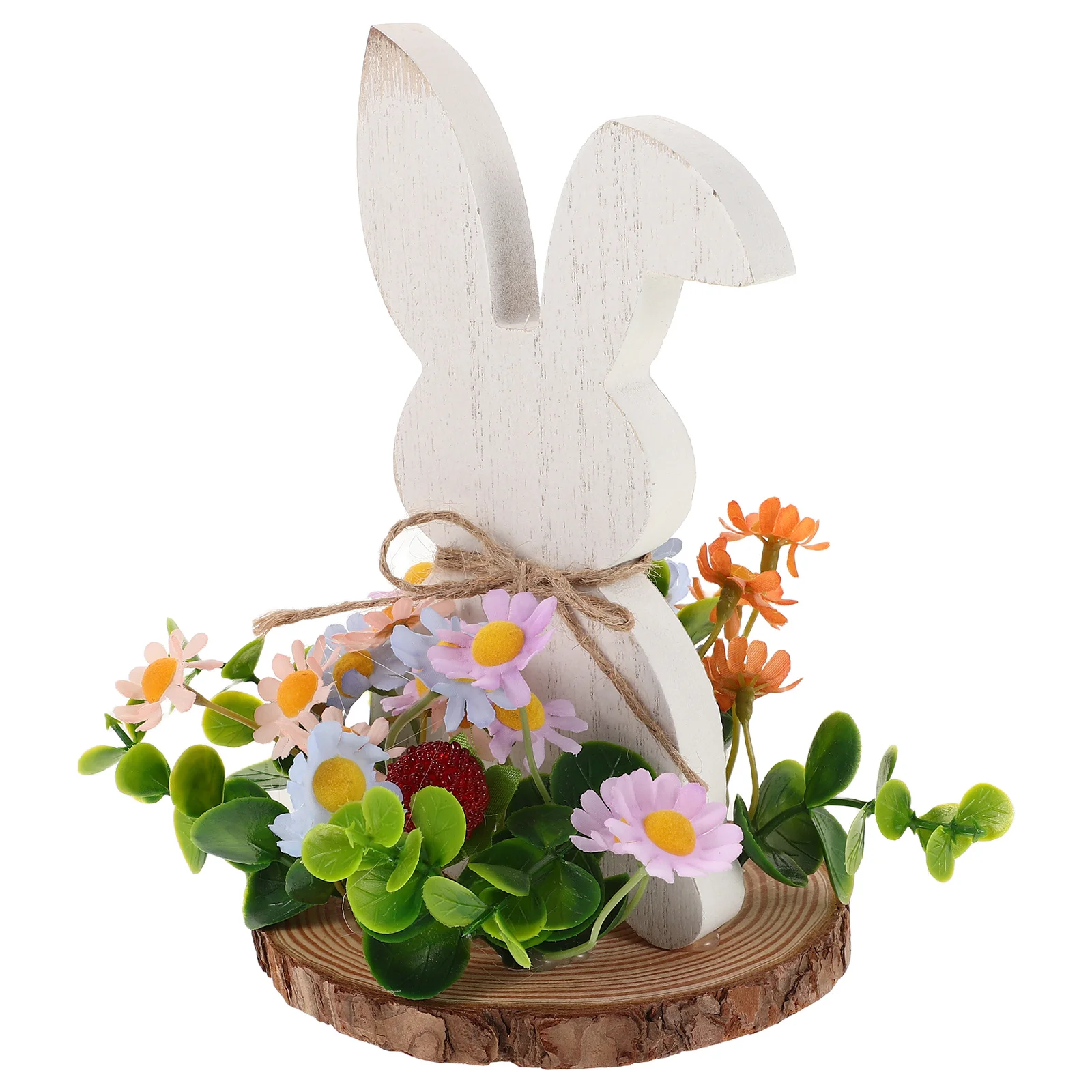 

Wooden Spring Bunny Decoration Rustic Easter Table Centerpiece Farmhouse Bunny Decor Easter Home Sign Wooden Farmhouse Decor