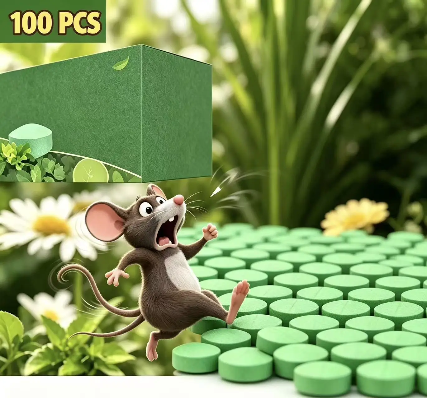 10/100Pcs Mint Smell Mouse Repelling Balls Keep Mice Out For House Peppermint Oil For Mice And Rats Mouse Squirrel For Home Gara