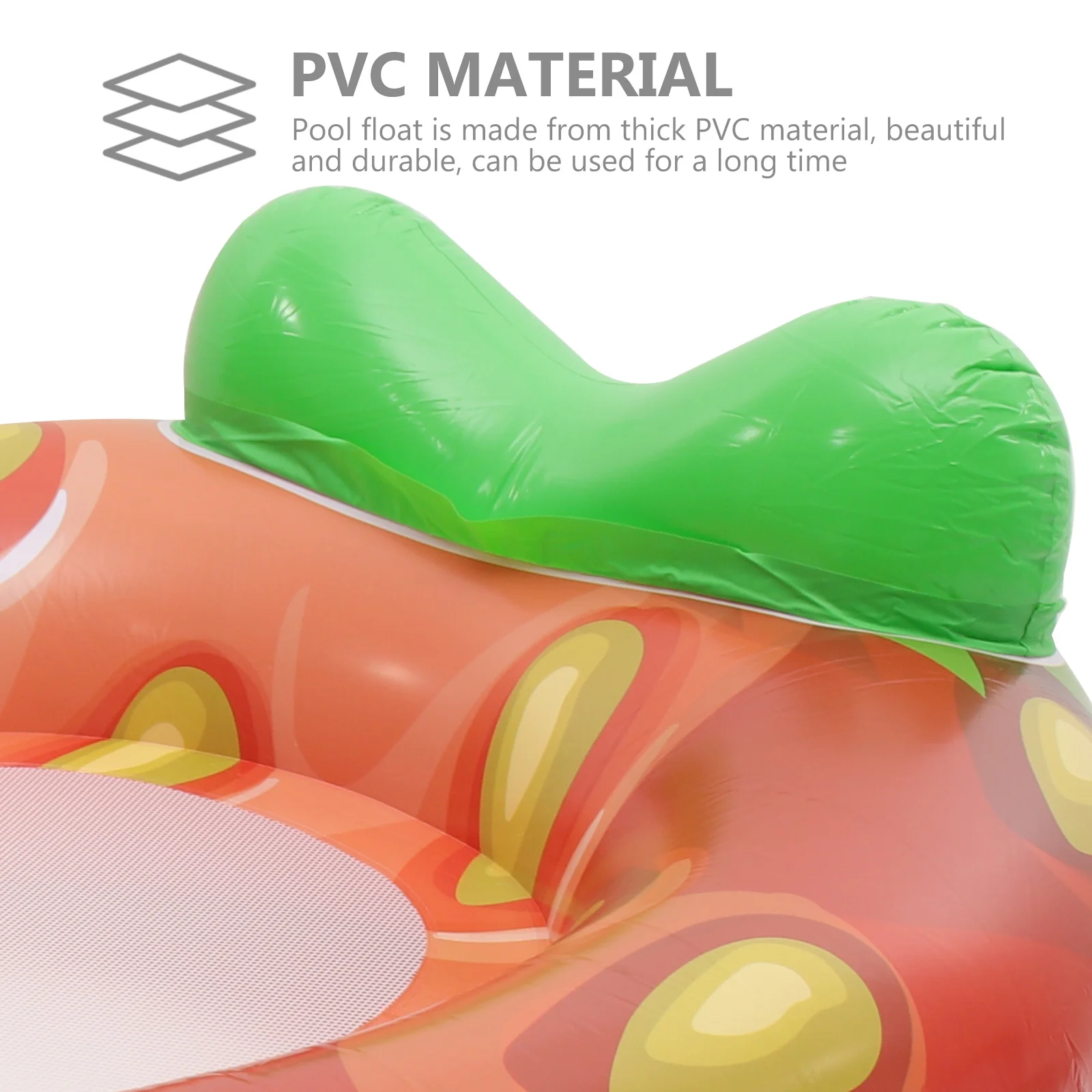 เบาะลอยน้ำ PVC ทนทาน สำหรับผู้ใหญ่ น้ำหนักเบา ขนาดเล็ก เบาะพักผ่อนในสระแบบเป่าลม เก้าอี้ลอยน้ำ นุ่มสบาย เป็นมิตรกับผิว