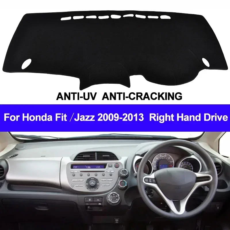 

For Honda Fit Jazz 2009 2010 2011 2012 2013 Car Accessories Protective Pad Dashboard Cover Silicone Non-Slip Mat Sunshade