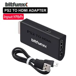 BitFunx PS2 To HDM-compatible Video And Audio 480i/480p/576i/576P/720P/1080i Converter Adapter For PS2/PS3 Game Console