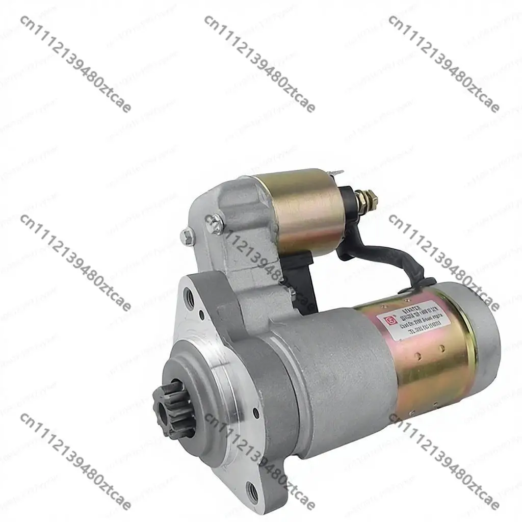 QDY1203A Diesel Engine Starter Motor Replacement Starting Accessory Fit 2V80 Air-cooled Diesel Generator Power Unit