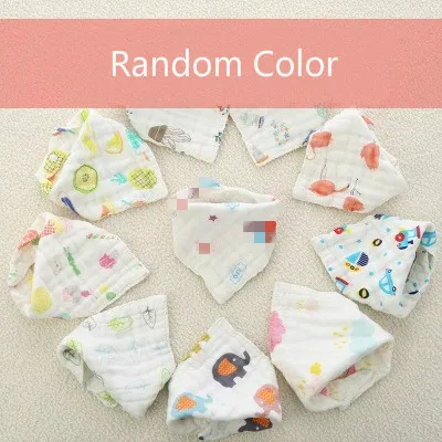 

5pcs/lot Triangle Baby Bib Feeding Eight Cotton Bandana Bibs Infant Burp Cloths Saliva Towel Newborn Baby Eating Accessories