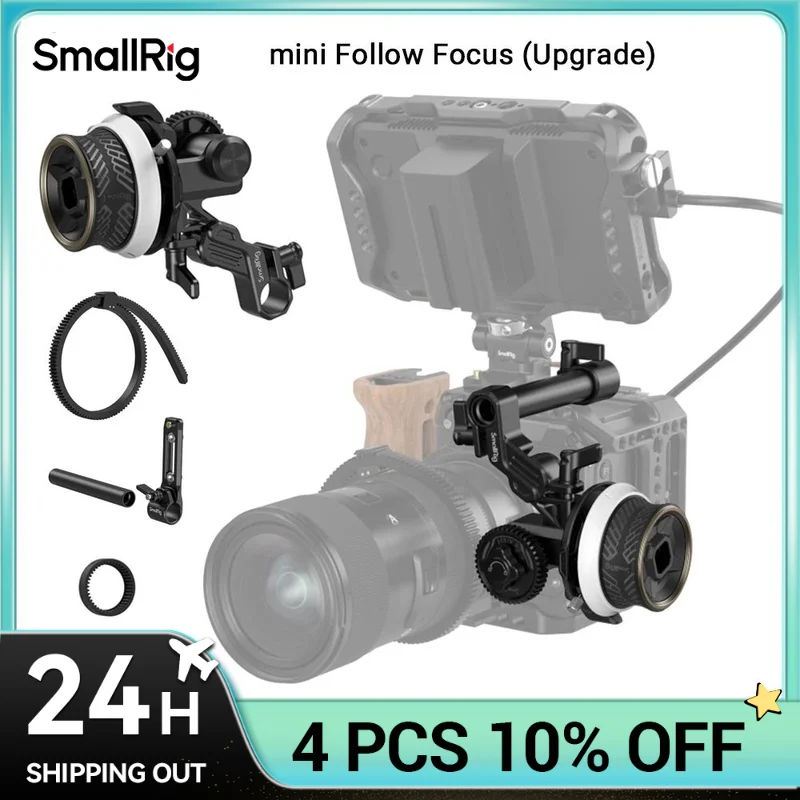 

SmallRig Portable Mini Follow Focus Matte Box Quick Focus Wireless Lens control For DSLR Camera Gimbal BMPCC 4K Accessories 3010