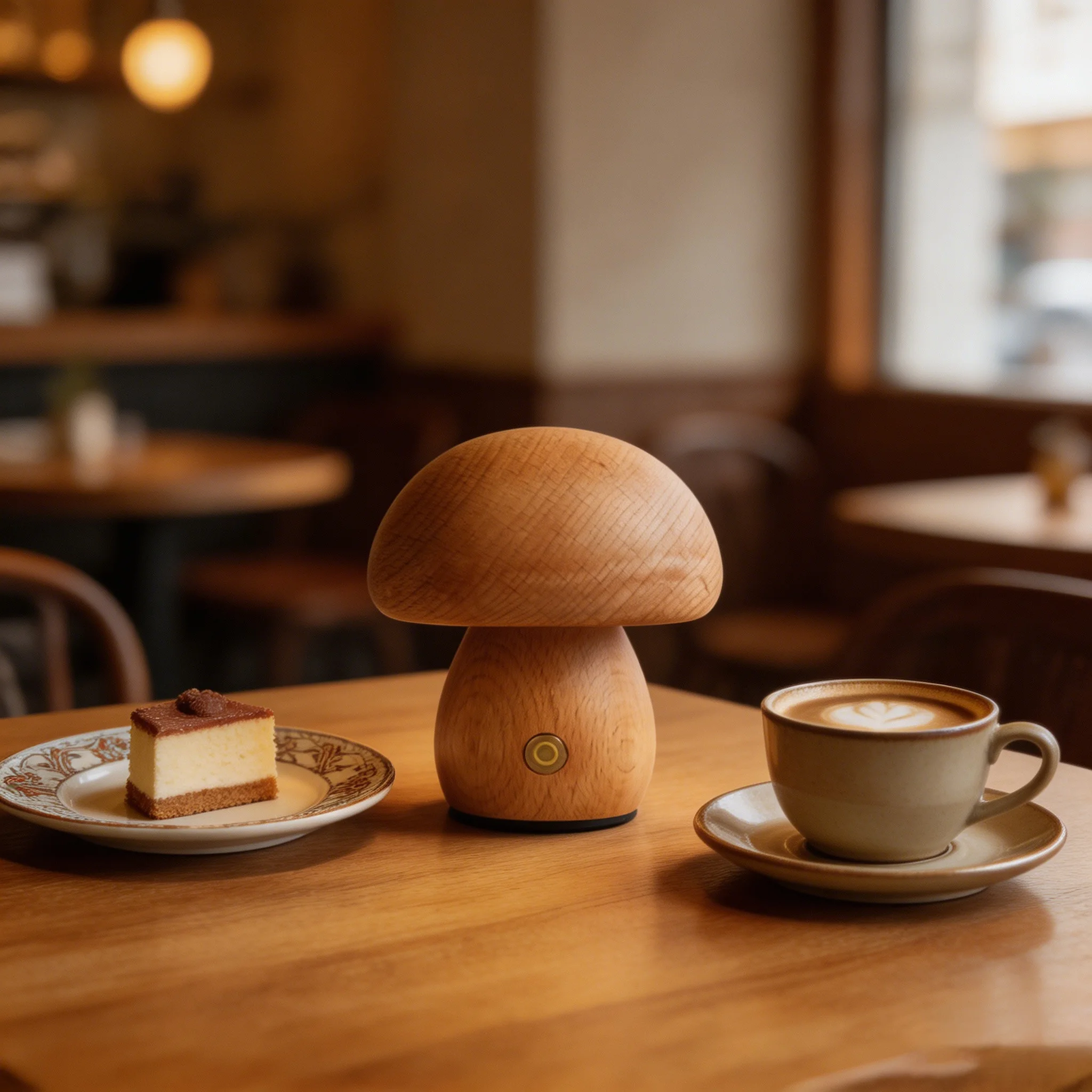 

Сенсорный деревянный ночник-грибок, светодиодный ночник, перезаряжаемый ночник, 3-цветный свет