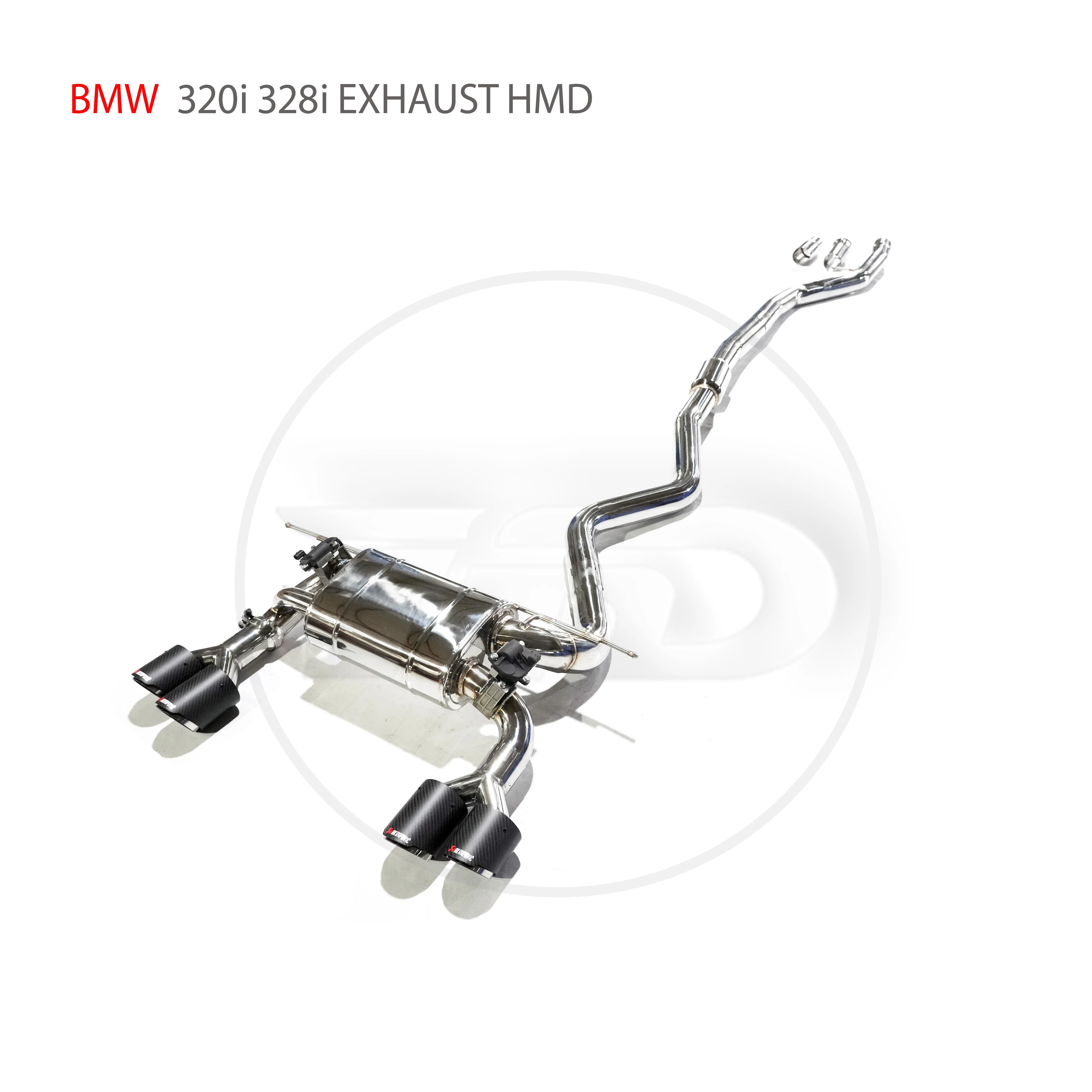 HMD Stainless Steel Exhaust System Catback Is Suitable For BMW 320i 328i Modification Electronic Valve