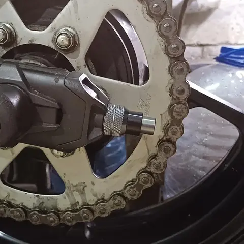 För Honda NC750X NC750 X NC 750 X 2014-2024 2025 2026 CNC Aluminium Motorcykel Bakhjul Kedjeände Justerare Trim Skruvkåpa 10 best sales Honda NC 750 x 2021 - №1