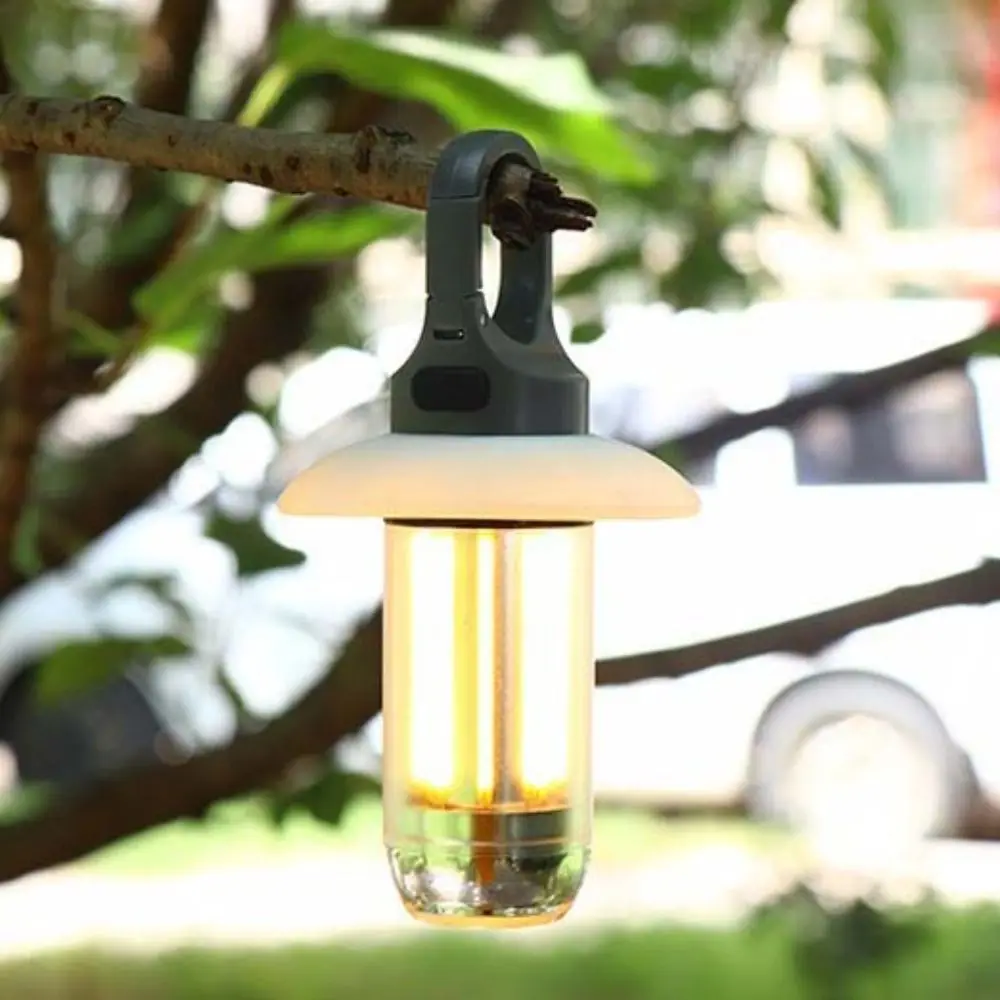 Waterproof LED Flashlight Adjustable Lighting High Brightness Keychain Flashlight with Hanging Hook Multifunctional