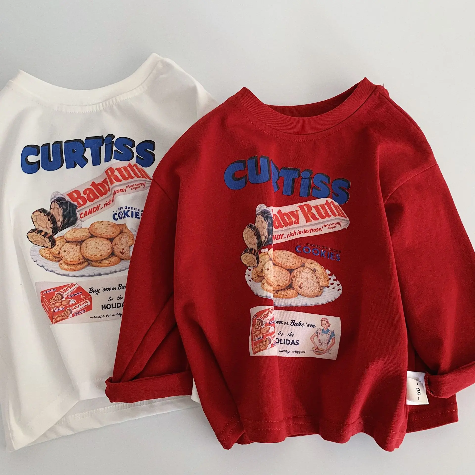 Children Clothing Boys Fashion Printed  T Shirt 2026 Spring Autumn New Korean Style Boys Casual Versatile Long Sleeved Pullover