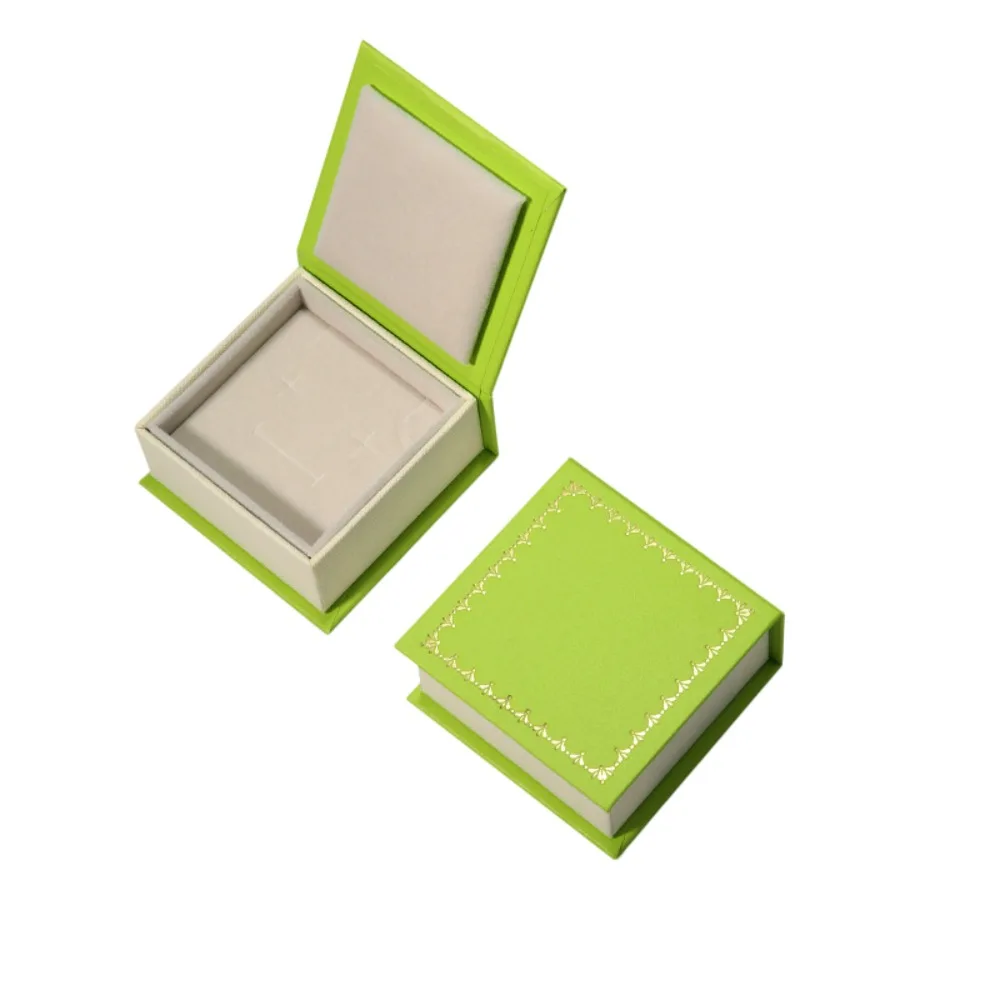 Magnetic Flip Cover Jewelry Storage Case Square with Sponge Portable Travel Jewelry Box Dopamine Bracelet Box Vanity Gift