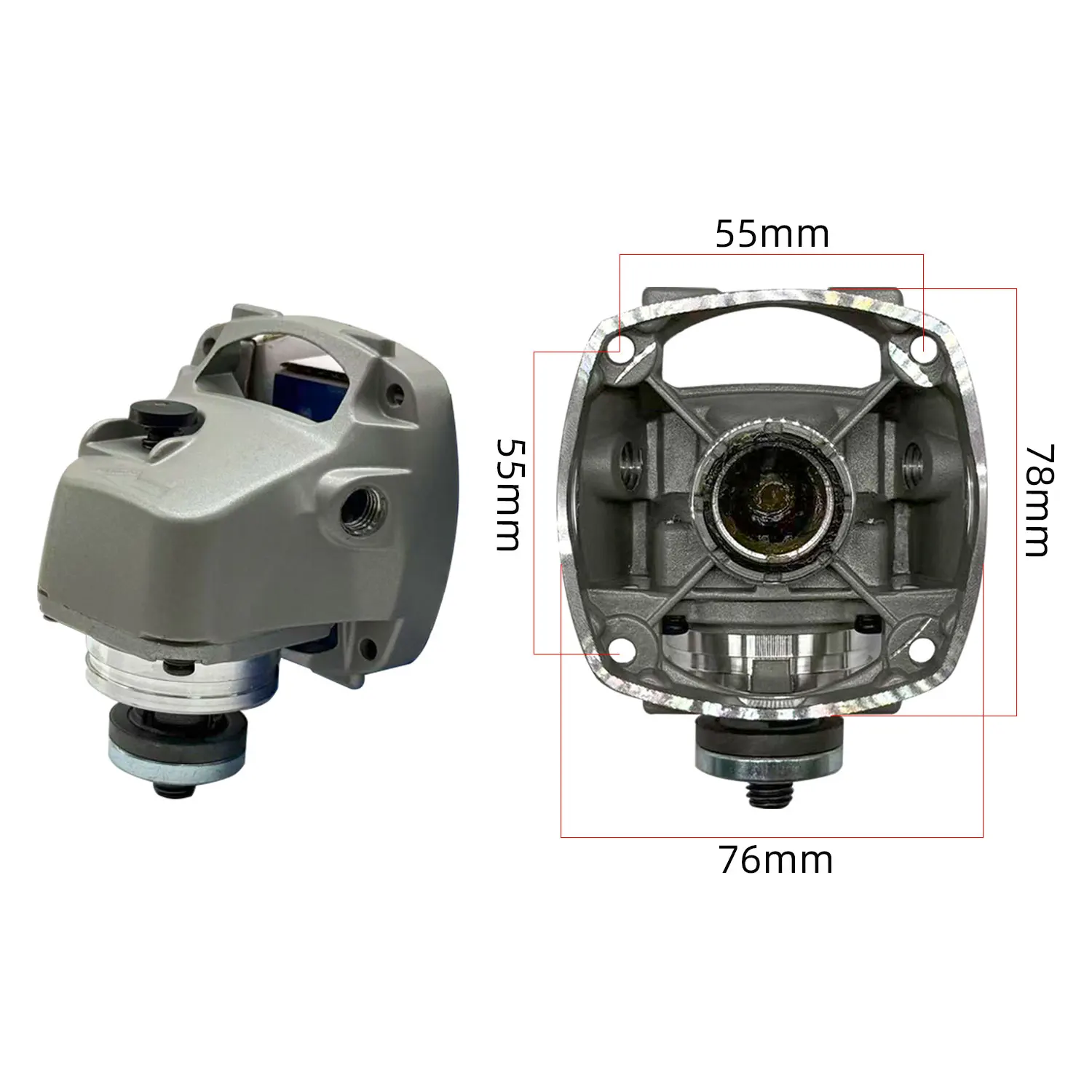 Angle Grinder Aluminum Head Shell Replacement Front Head Assembly For Bosch 6-100 Angle Grinder Replacement Power Tools