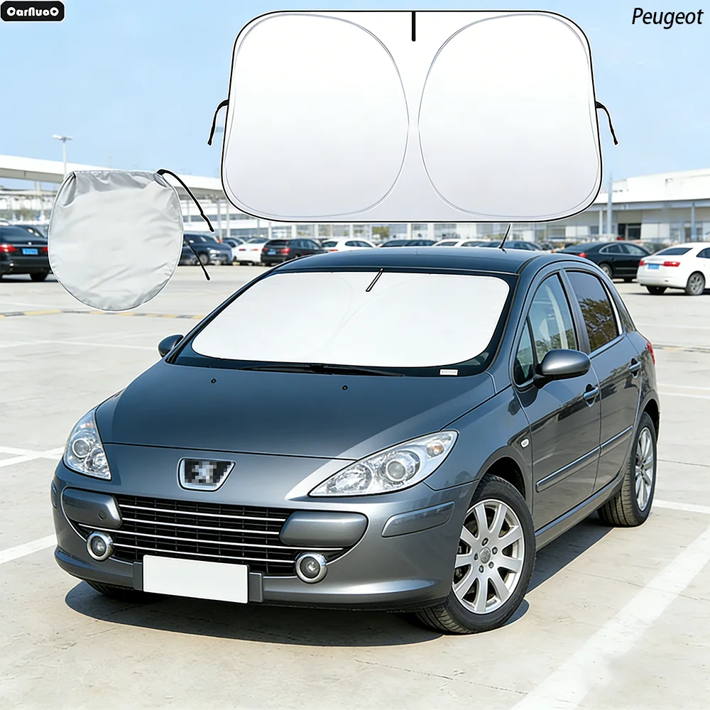 

Car Windshield Sun Shade For Peugeot 307 Sunshade Sun Visor Protector UV Heat Shield