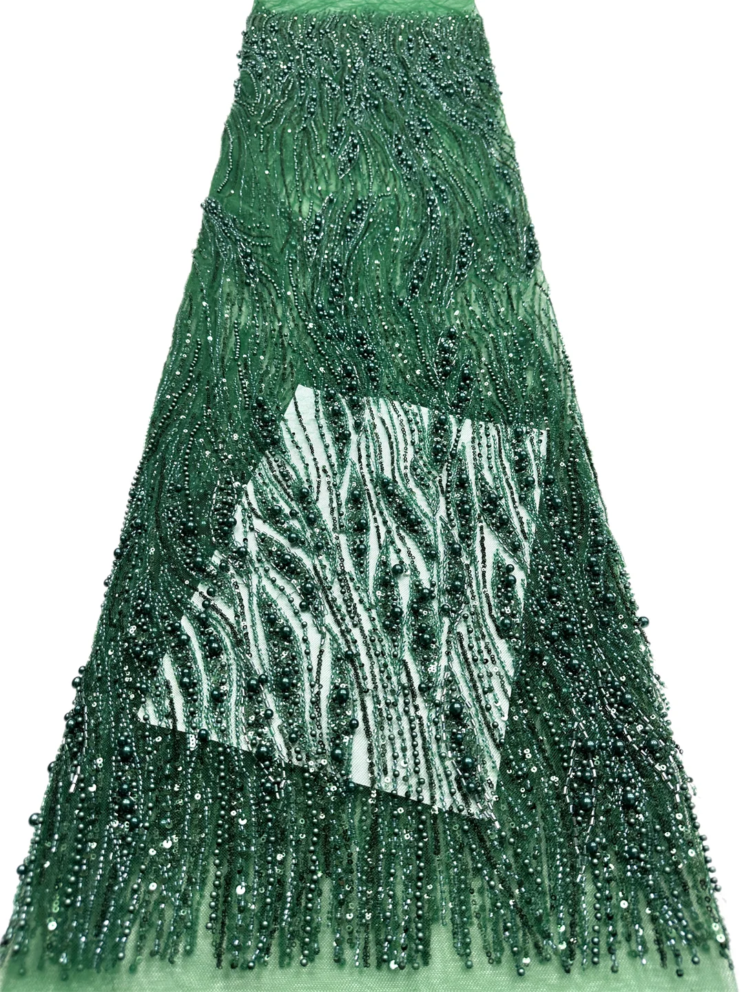 

Luxury French Rhinestone Lace Fabric 2026 High Quality African Sequins Mesh Nigerian Embroidery Beads Net Lace For Wedding Dress