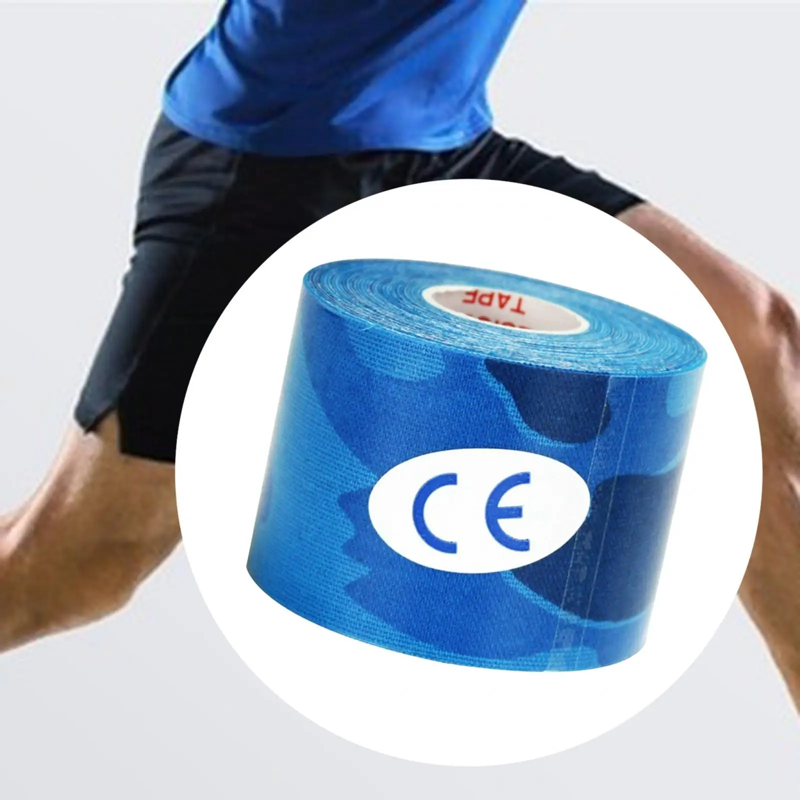 Athletic Tape Water Resistant 5cmx5M Protective Tape for Ankle Joint Wrist