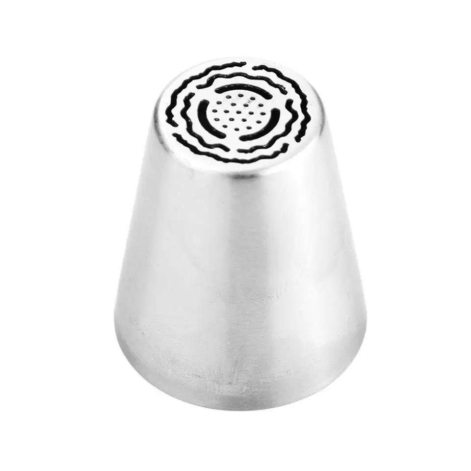 Stainless Steel Cake Decorating Large Size Russian Flower Cupcake Icing Tip Pastry Dessert Sugar Craft Piping Nozzles #BNO55