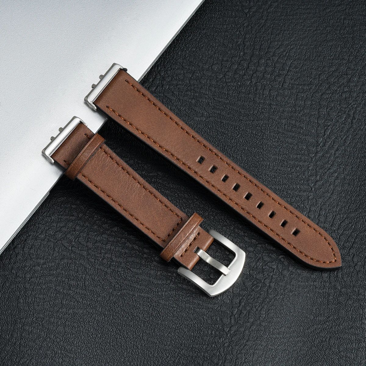 Lederarmband für Samsung Galaxy Fit 3 Sportuhr, Zubehör, Ersatzgurt, Armband für Galaxy Fit 3, Correa – Detail 11