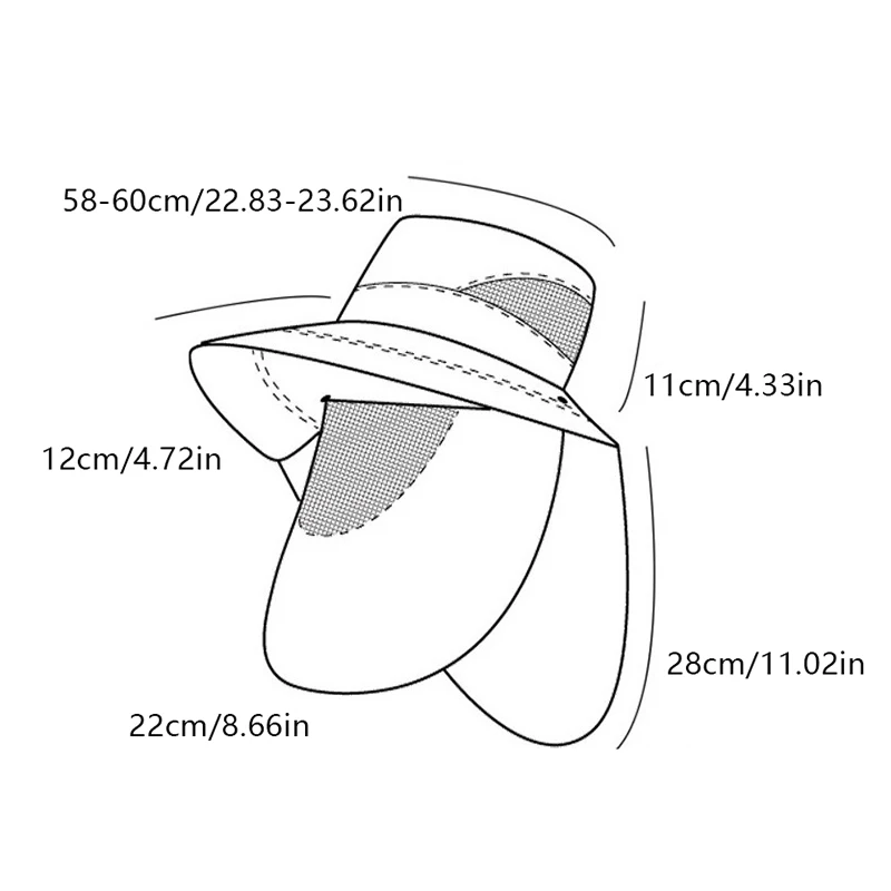 Kamuflaż kapelusz z filtrem przeciwsłonecznym wędkarstwo osłona przeciwsłoneczna ochrona szyi oddychająca wiatroszczelna fotografia turystyczna szal zakrywający twarz