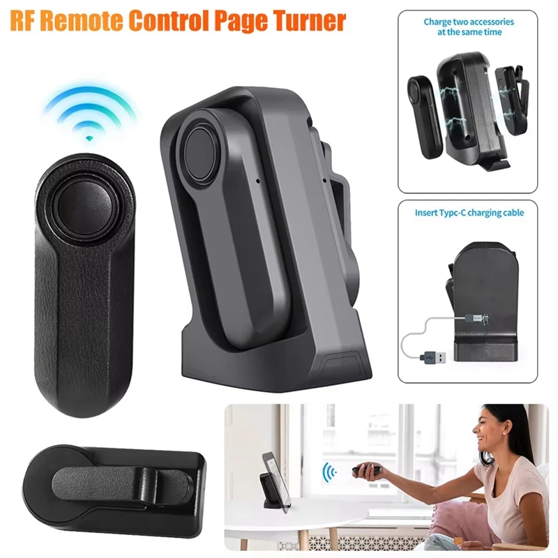 2.4g rf controle remoto página turner page turner clicker para kindle paperwhite ereaders para ipad comprimidos leitura romances