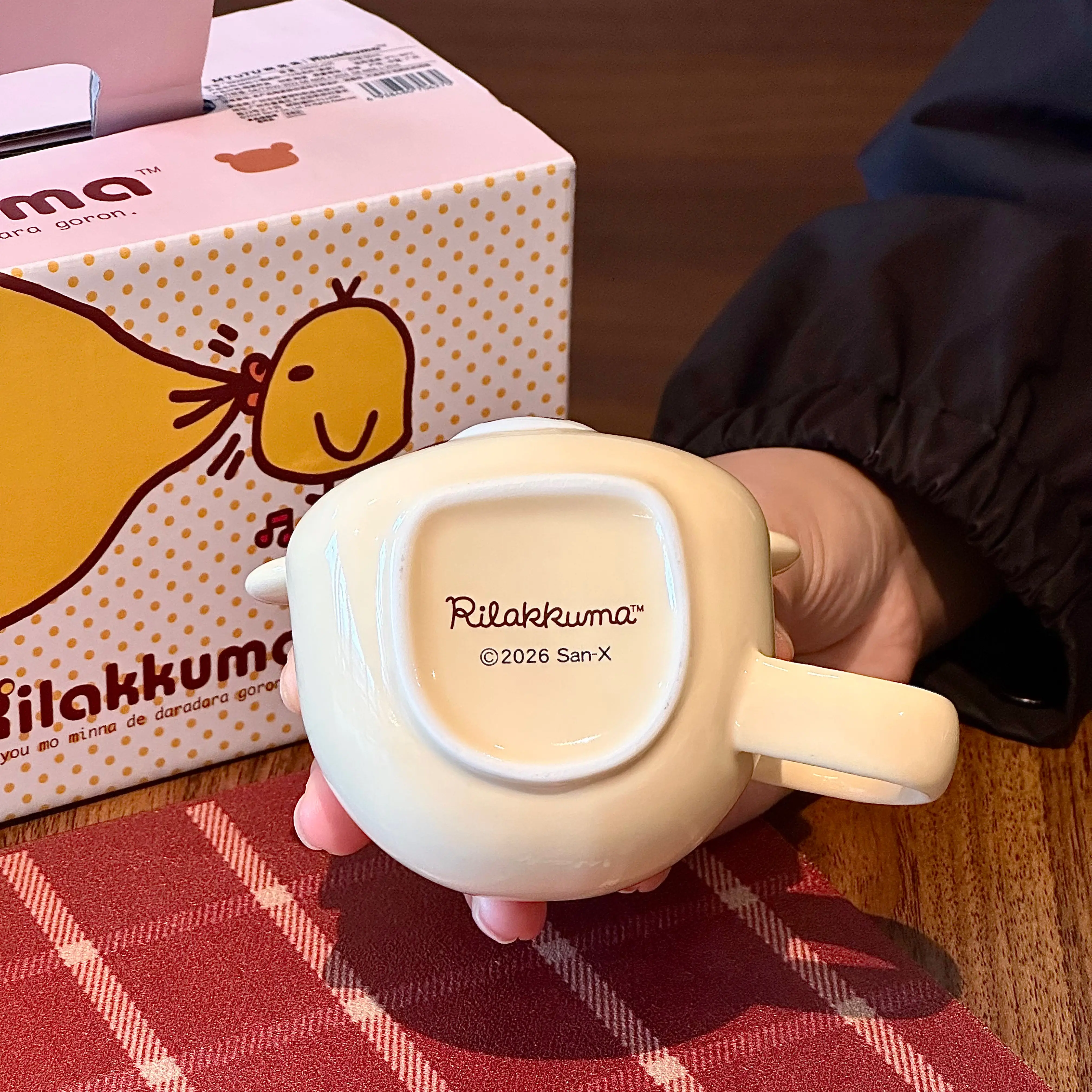 Rilakkuma 2026 Neue Niedliche Keramiktasse Tragbarer Gerader Trinkbecher Hochästhetisches Geschenk für Frauen für den täglichen Gebrauch – Detail 6