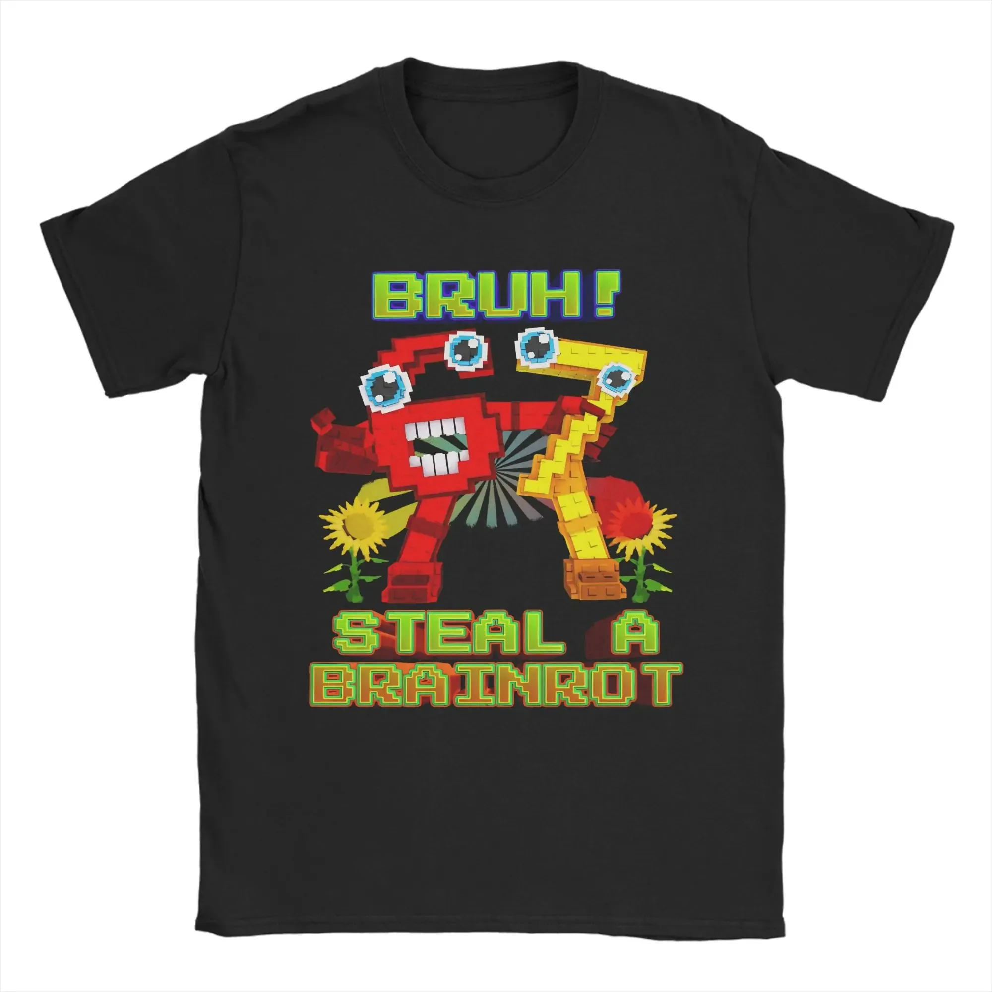 Teal A Brain Rot 67 Six Seven Funny Gamer Meme for Parent-Child Oversized T-Shirt 6-7 Funny Italian Brainrot Gaming Y2k Tee Tops