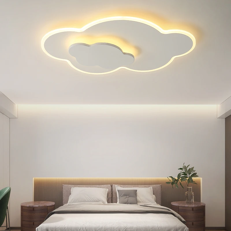 

Minimalist Cloud Ceiling Lamp Simple Modern Led Chandeliers Creative Personality Atmosphere Home Nordic Bedroom Room Lighting