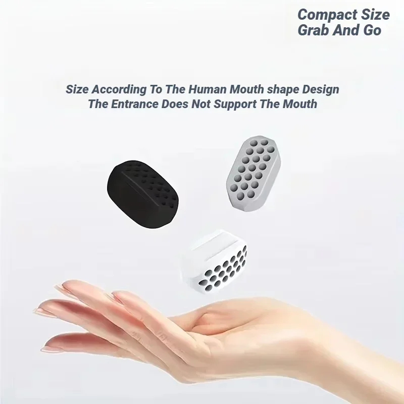 1/2 Uds Jawline bola para masticar línea de mandíbula ejercitador bola línea de mandíbula entrenador cara músculo Facial ejercicio ejercitador de mandíbula herramientas de fortalecimiento