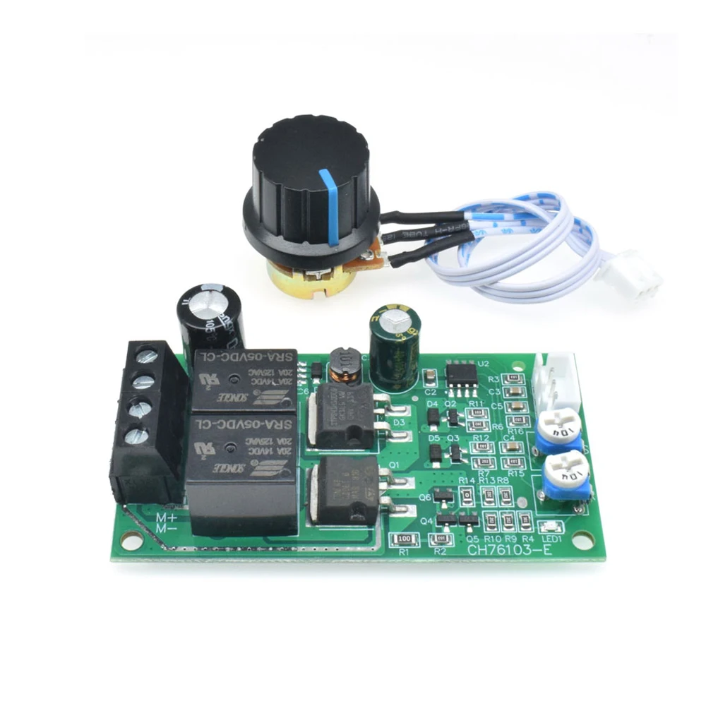 

DC 6-40V Motor Speed Controller Brush Motor Governer Speed Adjustable Regulator Forward Reverse Control Board