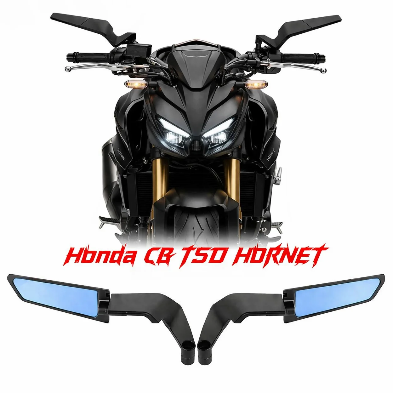

New CB750 Hornet 2023 Mirror Motorcycle Accessories 360° rotation Side Rearview Mirrors For Honda CB 750 HORNET