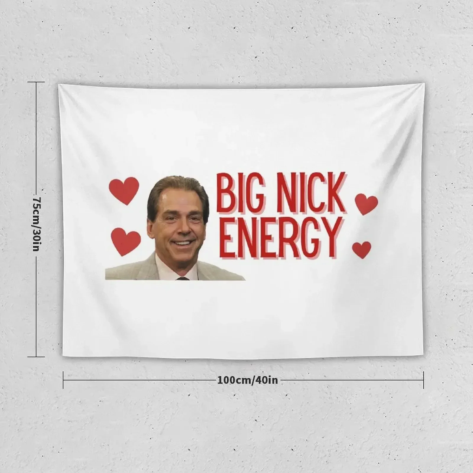 big nick energy Tapestry Room Aesthetic Decor Decorative Wall Tapestry