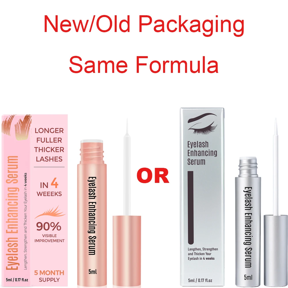 래피드 속눈썹 강화제 고급 펩타이드 세럼, 더 길고 풍성하고 두꺼운 속눈썹을 위한 자연스러운 속눈썹 연장 컨디셔너 - 5ml