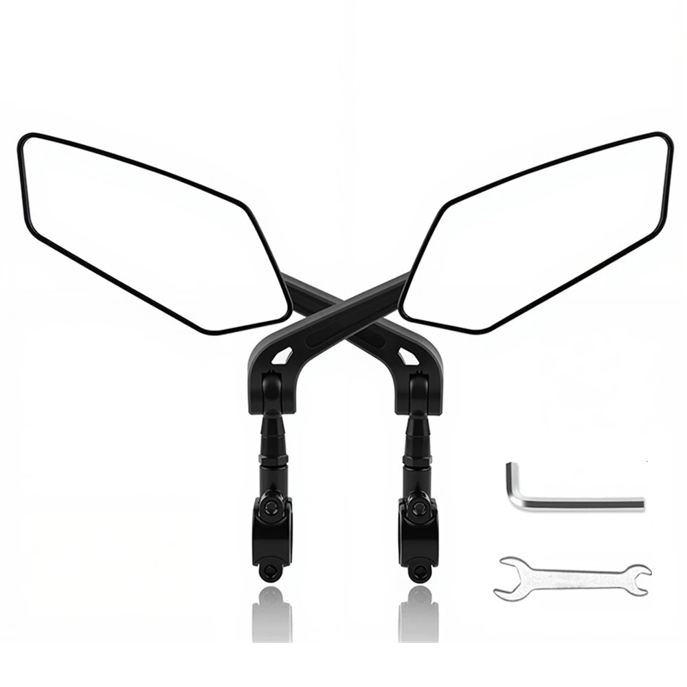 

2 шт. велосипедное зеркало, вращающееся на 360 градусов, широкий диапазон, регулируемое для велосипеда, электрический отражатель, ретровизор, аксессуары для мотоциклов