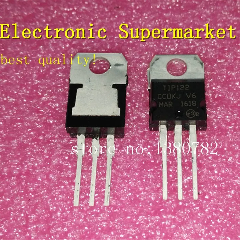 

Free Shipping 200pcs/lots TIP122 100V5A TO-220 New IC In stock!