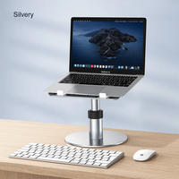 Laptop Stand Aluminum Alloy Can Bear 50KG 360° Rotating Dj Laptop Bracket Adjustable Height Attachment for MacBook Air Support