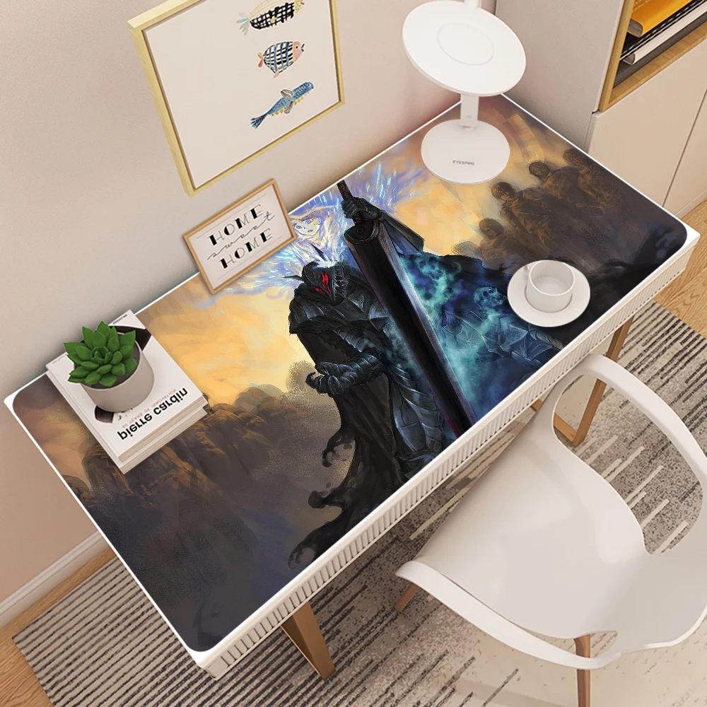 Berserk Guts Mousepad Boy Pad Laptop Gaming Mice Mousepad Size for Game Keyboard Pad for Gamer