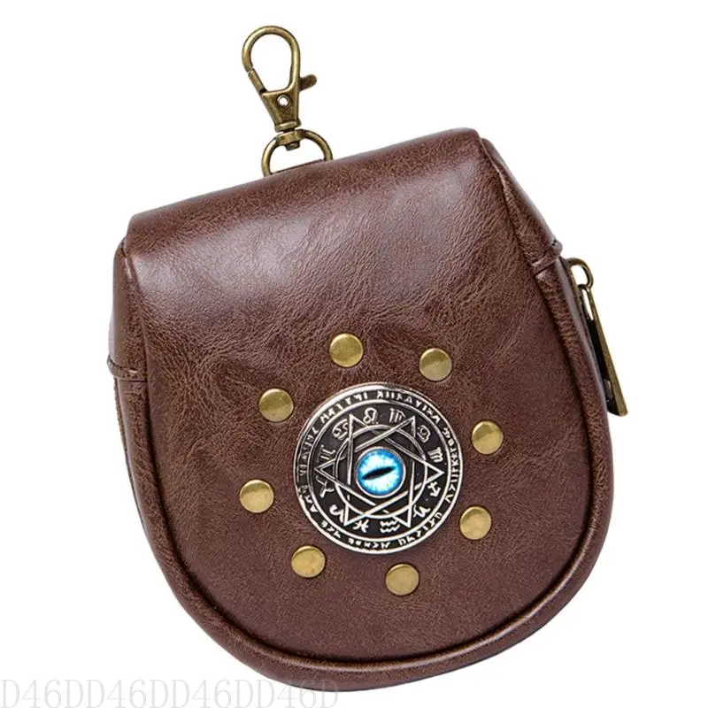 D46D محفظة حزام عتيقة لسوق عصر النهضة وحقيبة الهدية في الهالوين.