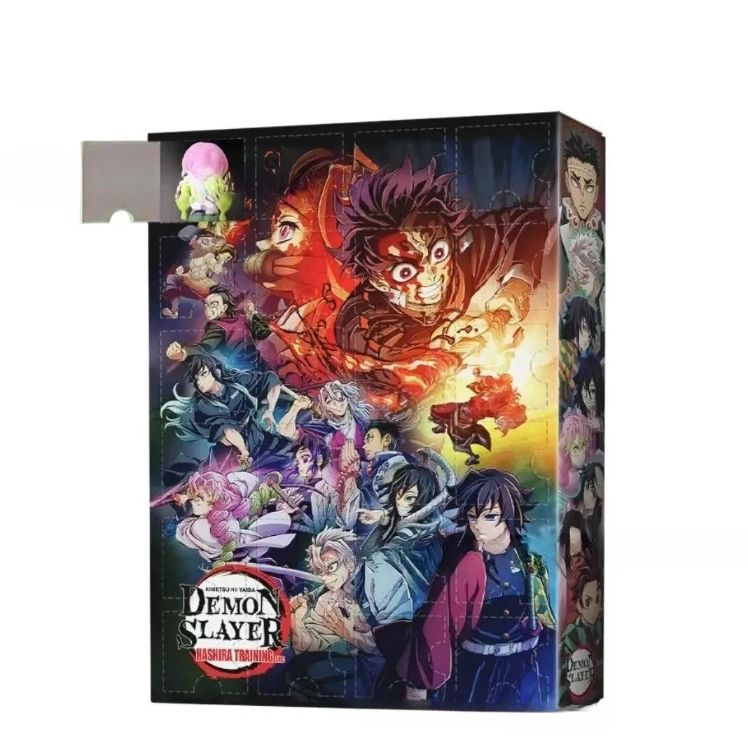 متوفر-جديد 2D شيطان القاتل الكرتون عمل الشكل عيد الميلاد تقويم القدوم العد التنازلي أنيمي البلاستيكية الطرفية لعبة هدايا عيد الميلاد #4