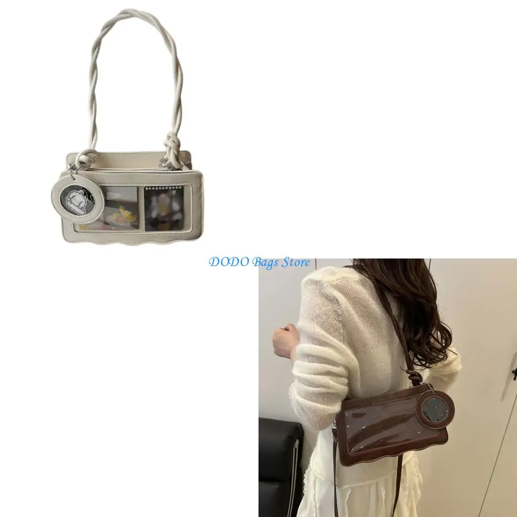 

Women Shoulder Bag Fashion Dating Bag Simple Itabag Casual Bag PU Leather Crossbody Bag Decoration Bag