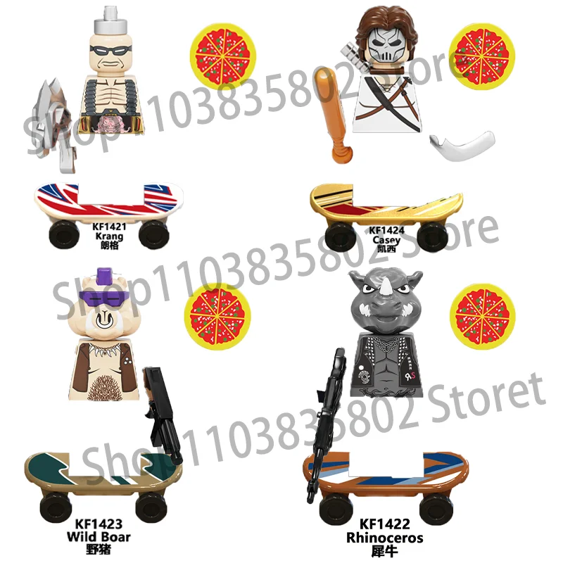 Anime Cartoon TV Teenage Mutant Turtles Ninja Bausteine Schildkröten-Film Donatello Mikey Raphael Steine für Kinder Geschenke