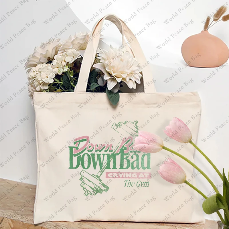 

1 шт., Женская Холщовая Сумка-тоут с принтом