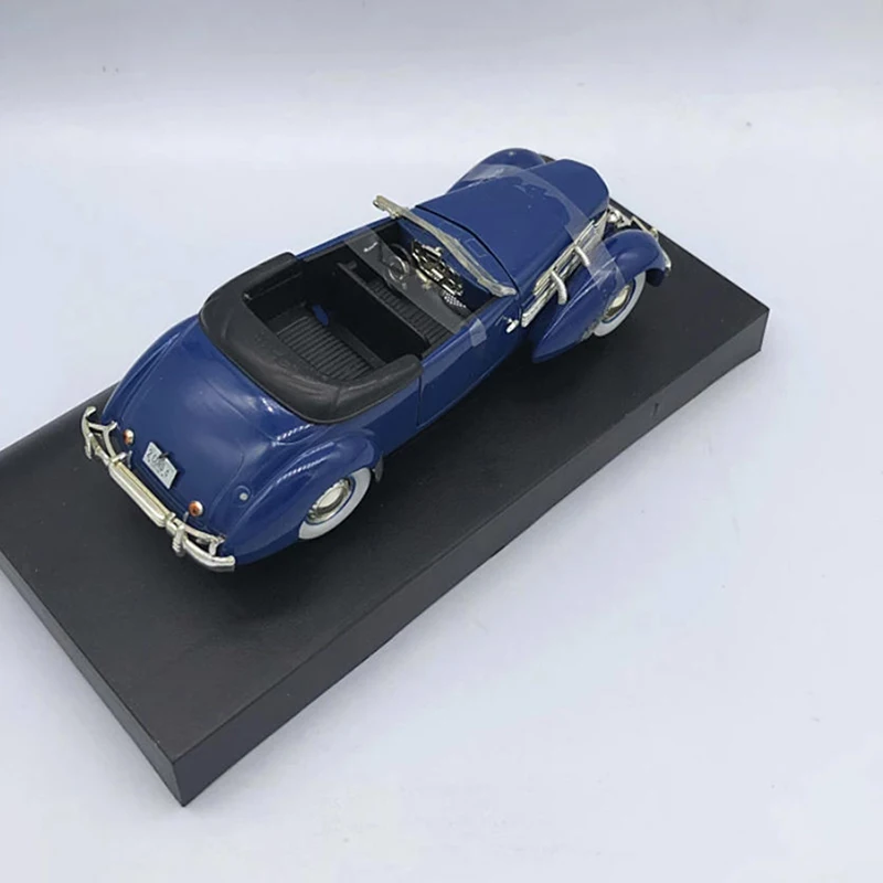 Tem falhas liga de singatura 1/32 1937 cabo 812 modelo de carro supercarregado clássicos lembrança presente exibição estática