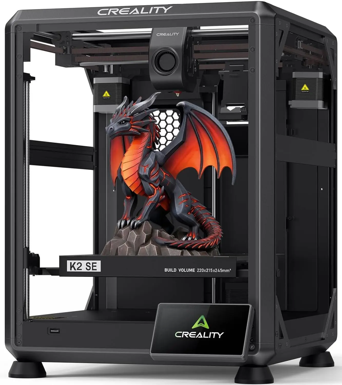 3D Printer 500mm s High Speed Printing Support Multi Color 3D Printing Needs CFS Solid Metal Build Auto Leveling Direct Drive Ex