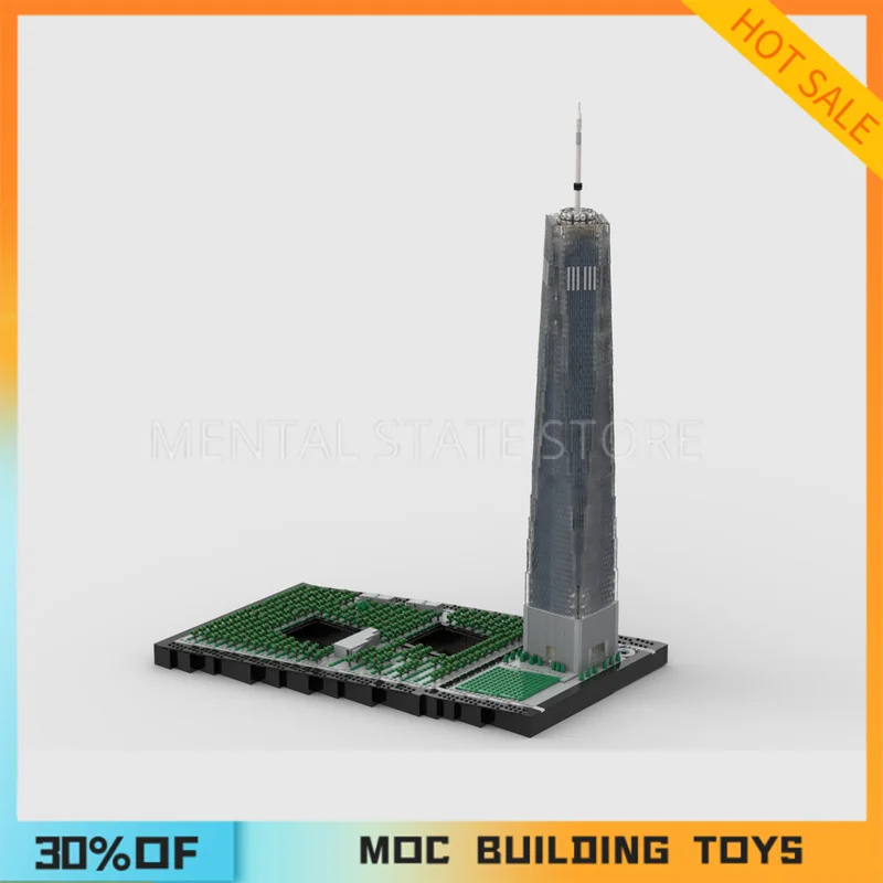 맞춤형 MOC One World Trade Centre Ver4 빌딩 블록, 기술 벽돌, DIY 크리에이티브 조립 장난감, 명절 선물, 8463PCs, 신제품