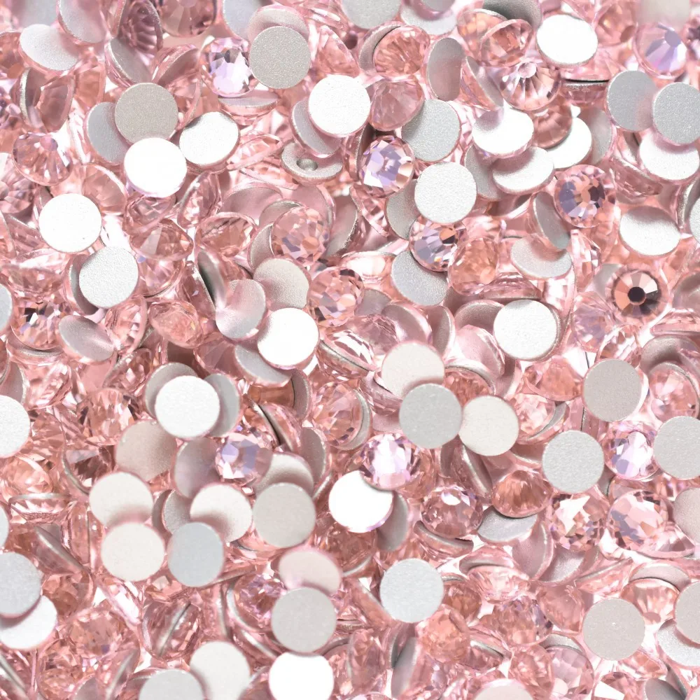 All colors SS3~SS20 Size Rhinestone Top Quality Crystal Non Hotfix Rhinestone Super Bright Glass Strass DIY Nail Art Decorations
