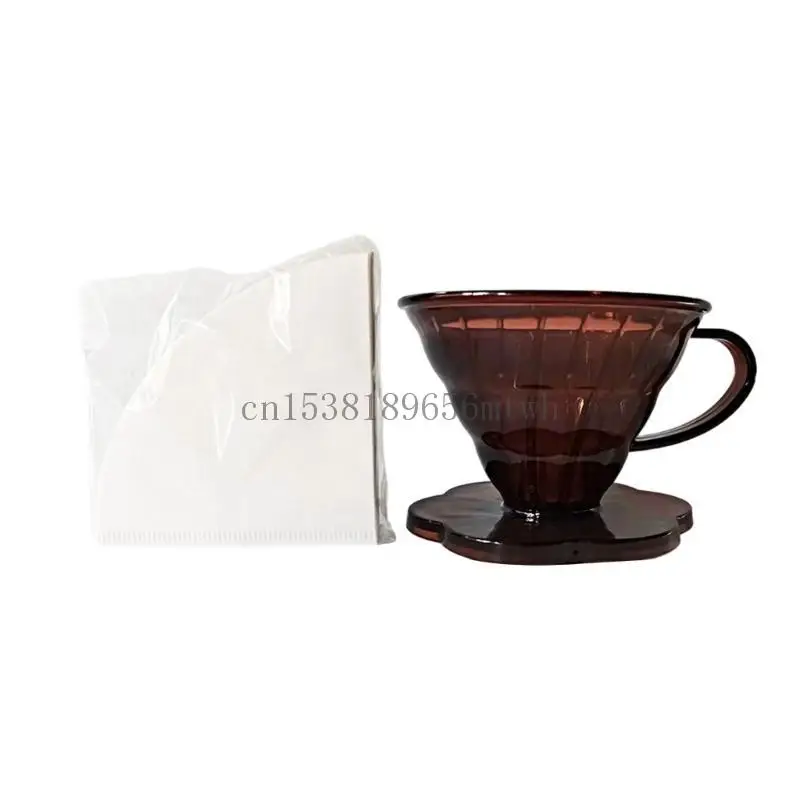 

Portable Coffee Dripper Cone for Travel and Daily Use Hand Brewed Coffee Maker B03D