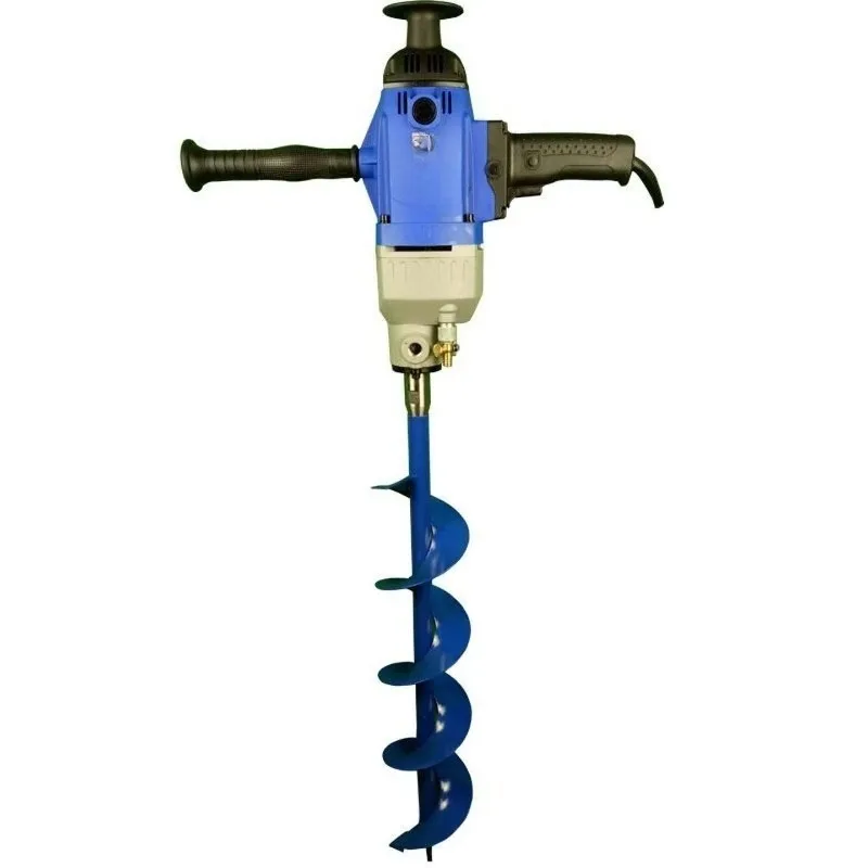 Electric ground drill, hole drilling machine, kiwi fertilizer fruit tree high-power planting machine greenhouse