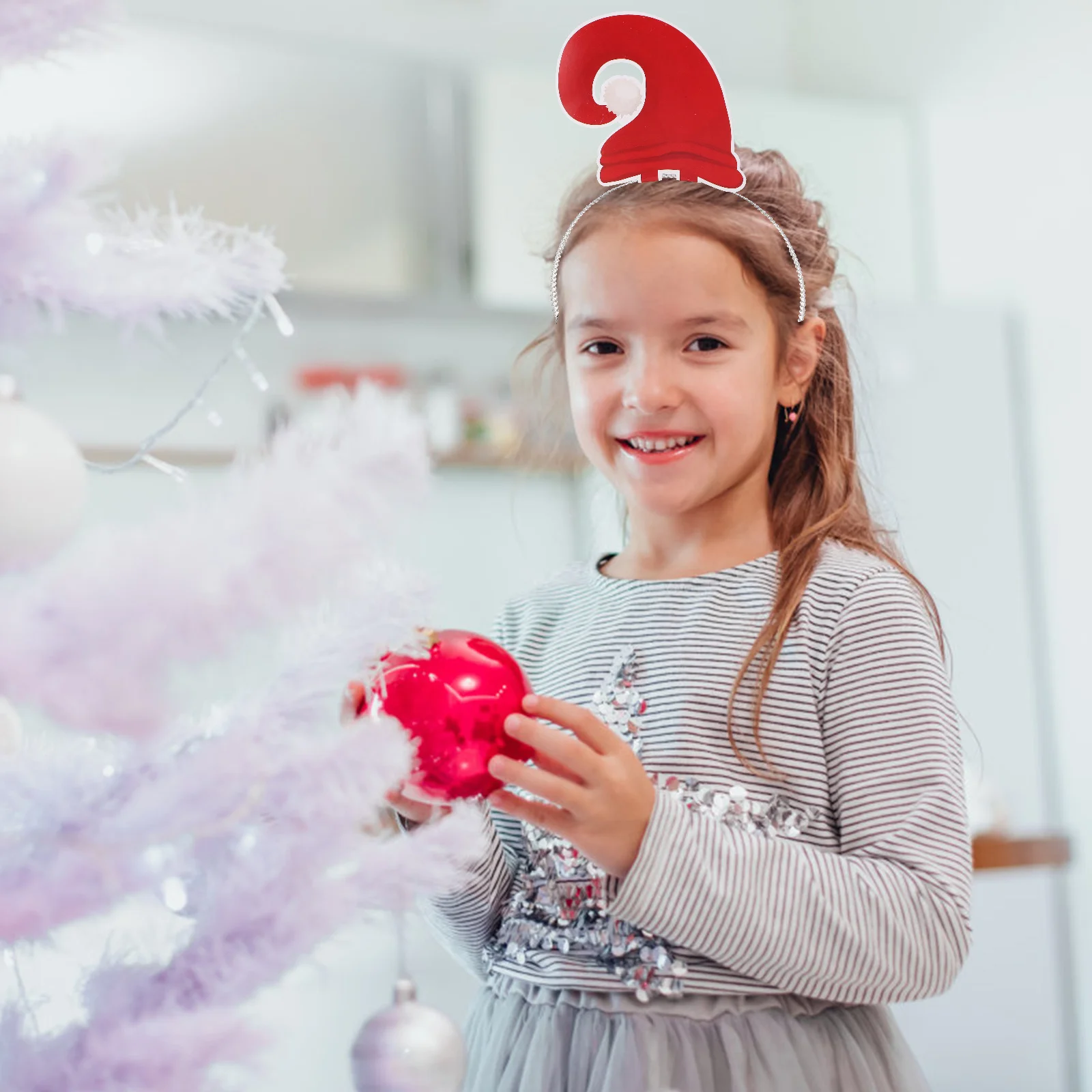 

6Pcs Xmas Hairband Christmas Party Headdress Cute Hair Hoops for Cosplay Photo Props Lovely Xmas Style Christmas Headdress