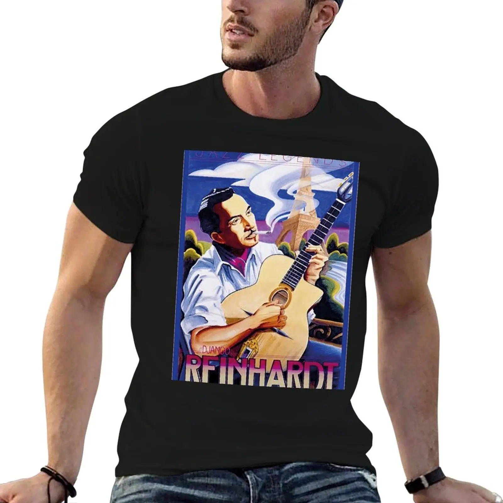 Django Reinhardt jazz legend T-Shirt anime essential t shirt mens t shirt graphic