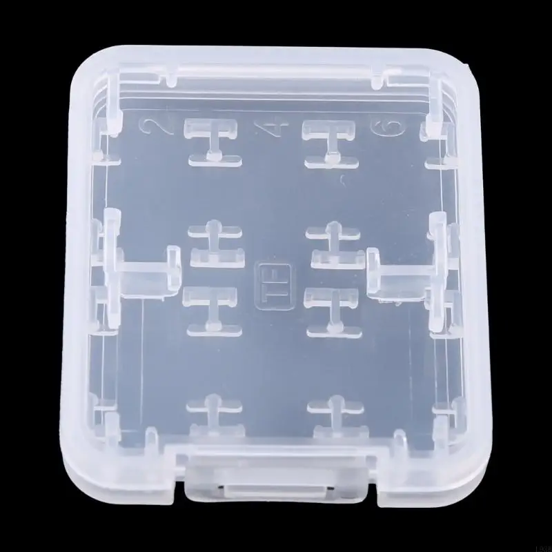 L93B 5 Pack of Clear Plastic SDHC SDXC Memory Card for Case Holder for Memory Card (for Case Only)