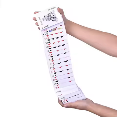 Electric Deck Acrobatics Waterfall Card Magic Tricks Special Automatic Poker Magia Funny Close Up Street Illusions Gimmick Prop